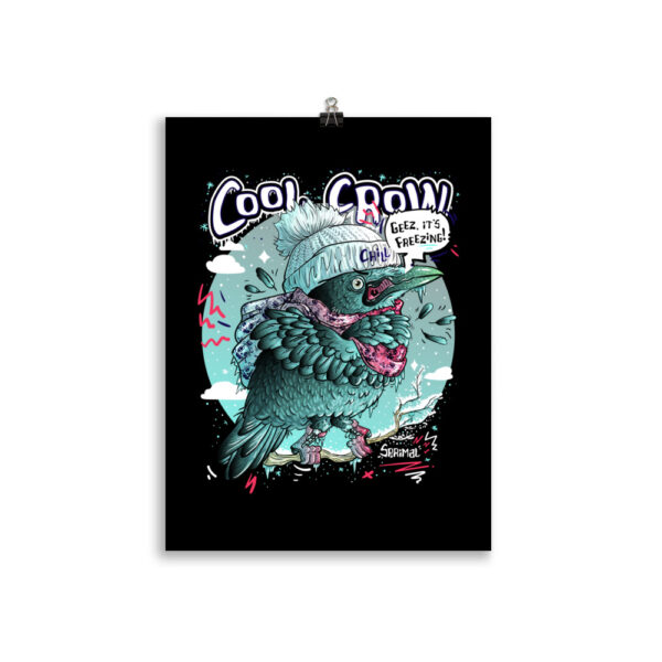 Cool crow poster