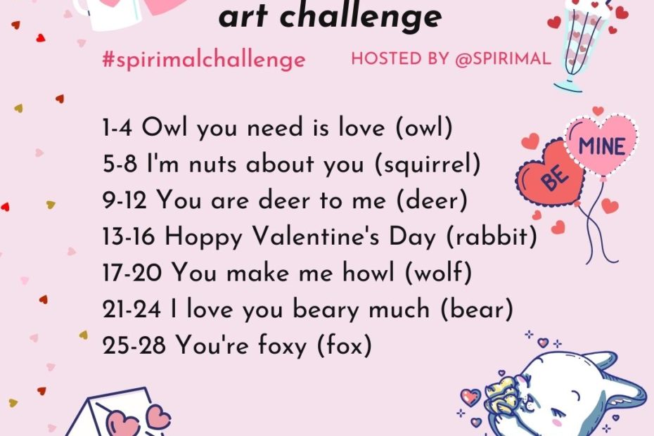 Spirimal February art Challenge 2023