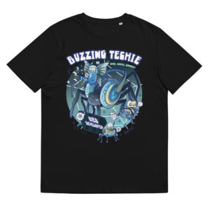 Buzzing Techie Unisex T-shirt