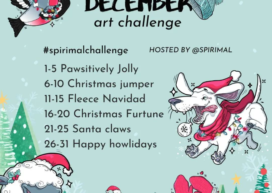 Spirimal Detsember art challenge 2023