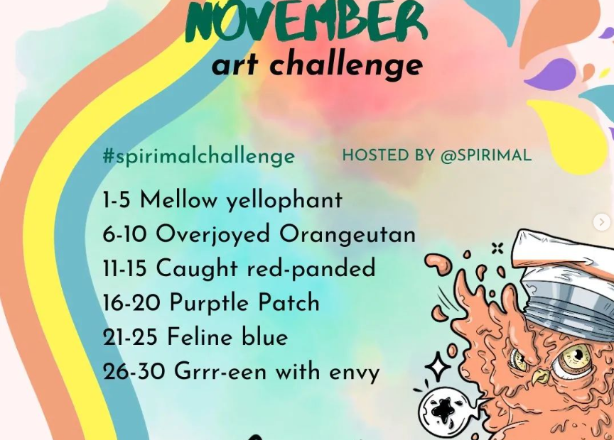 Spirimal November Art Challenge 2023