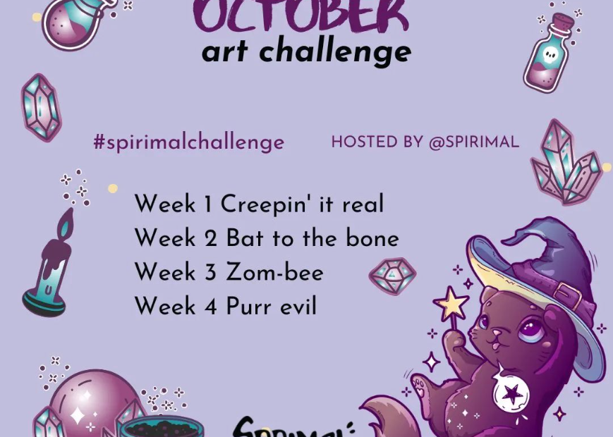 SPIRIMAL OCTOBER ART CHALLENGE 2023