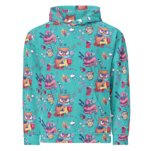 Wise owl hooded sweatshirt