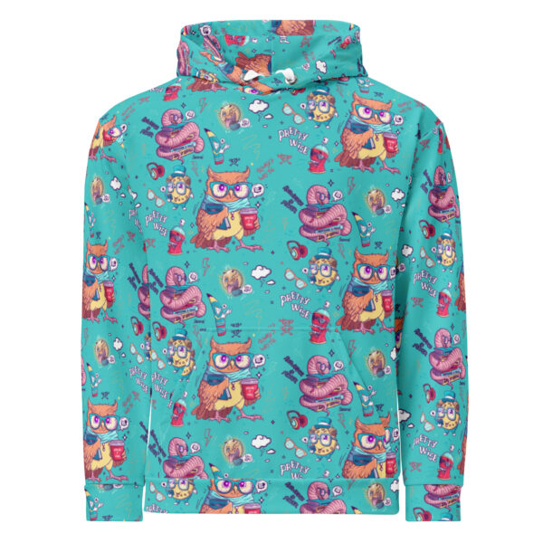 Wise owl hooded sweatshirt