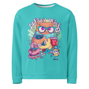 Wise owl graphic sweatshirt