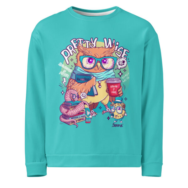 Wise owl graphic sweatshirt