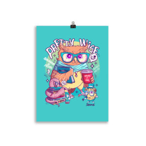 Wise owl poster