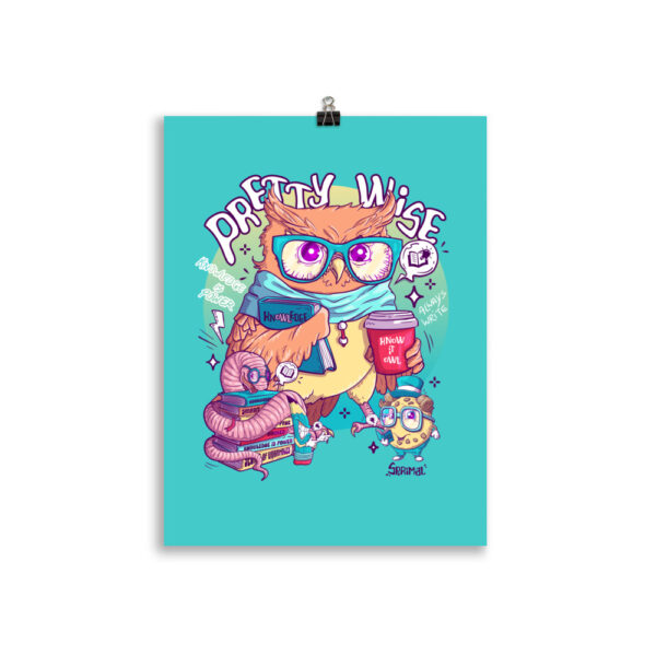 Wise owl poster