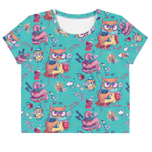 Wise owl cropped T-Shirt