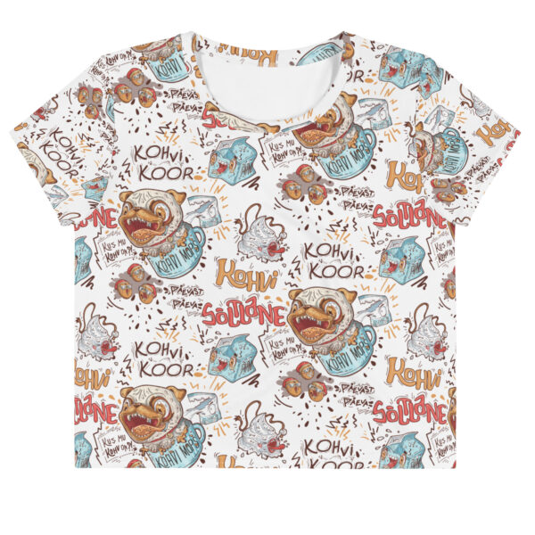 Coffee addict cropped T-Shirt