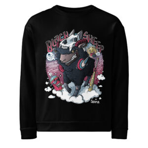 Black sheep graphic sweatshirt