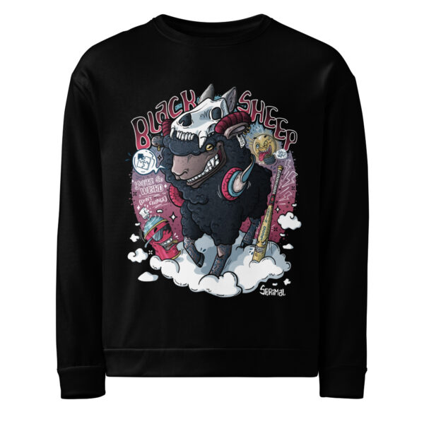 Black sheep graphic sweatshirt