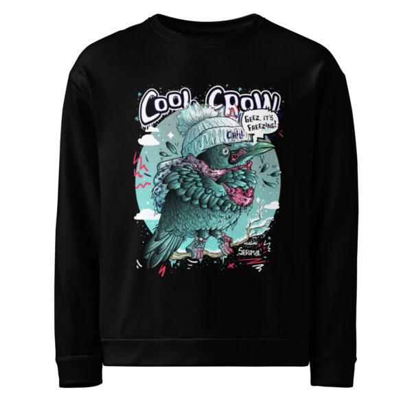 Cool crow graphic sweatshirt