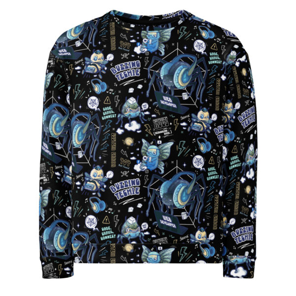 Buzzing techie sweatshirt