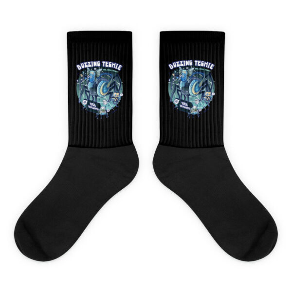 Buzzing techies socks