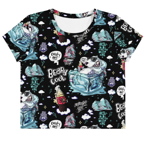 Beary Cool cropped T-shirt