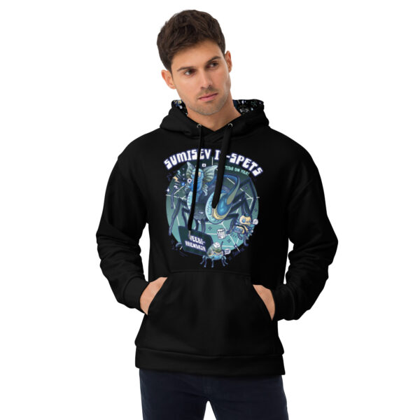 Buzzing techie graphic hooded sweatshirt - Image 10