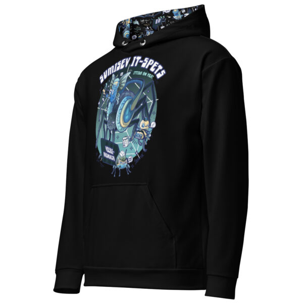 Buzzing techie graphic hooded sweatshirt - Image 8