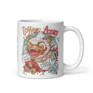 Coffee addict mug