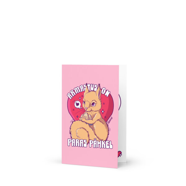 Paras pähkel greeting card