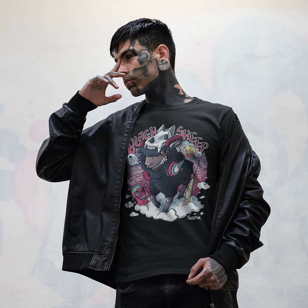 Black sheep T-Shirt - Image 7