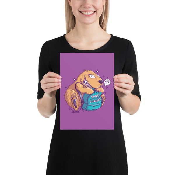 Sleepy student poster - Image 8