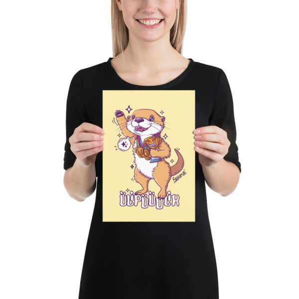 Otter Overachieving Poster - Image 3