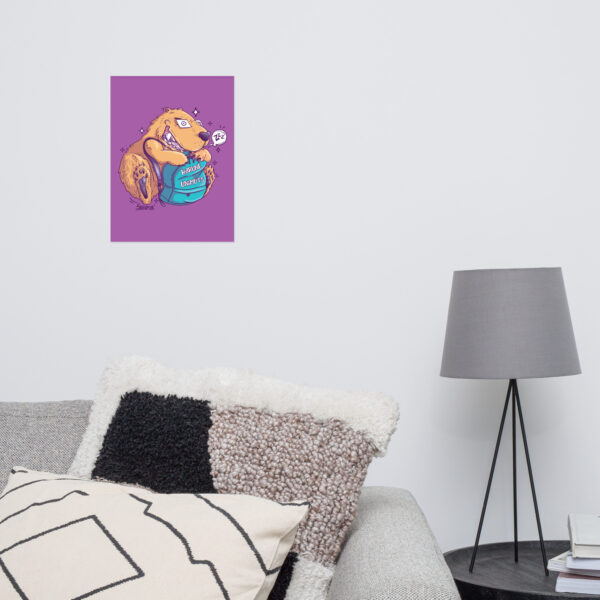 Sleepy student poster - Image 2