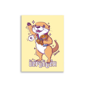 Otter Overachieving Poster