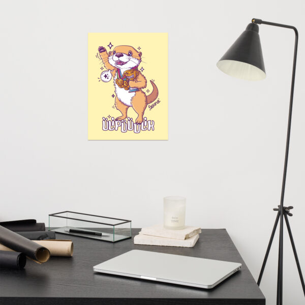 Otter Overachieving Poster - Image 2