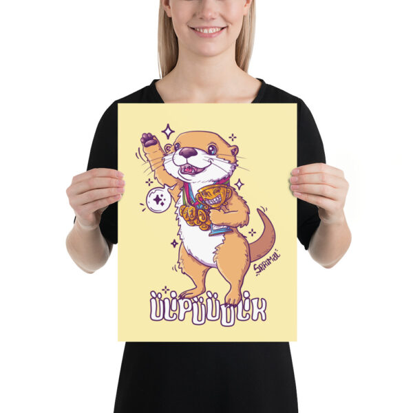 Otter Overachieving Poster - Image 4
