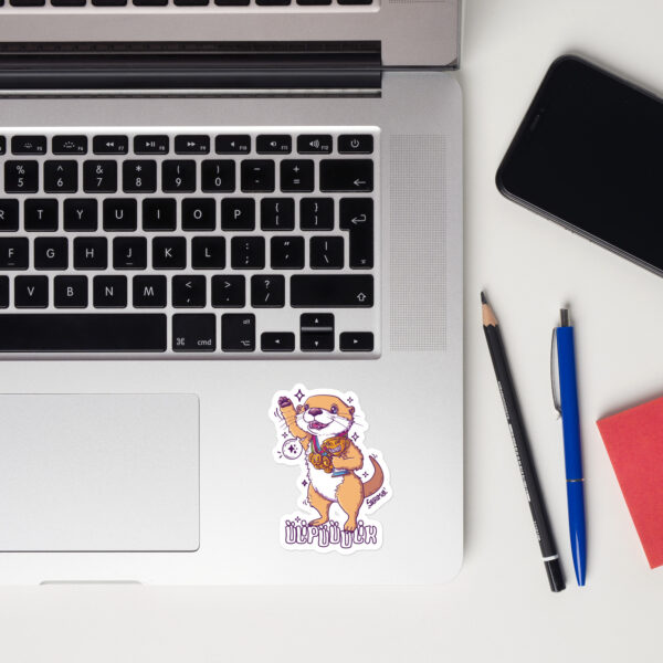 Otter Overachieving Sticker - Image 5