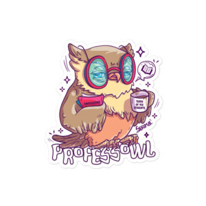 Professowl sticker