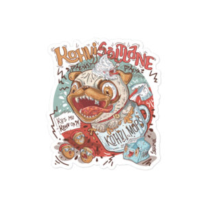 Coffee addict sticker