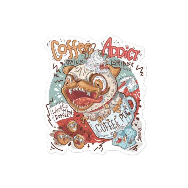 Coffee addict sticker - Image 5
