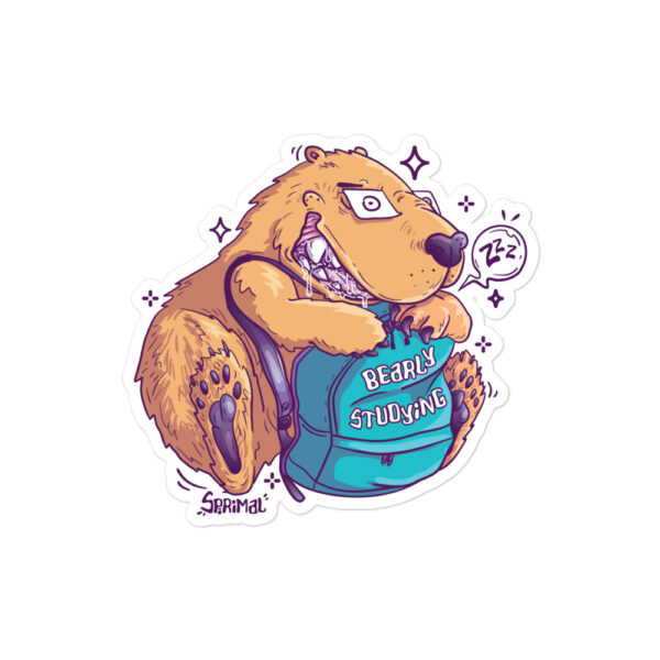 Sleepy student sticker - Image 5