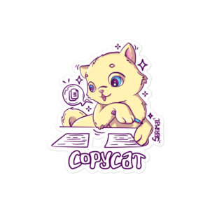 Copycat sticker