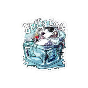 Beary Cool Sticker