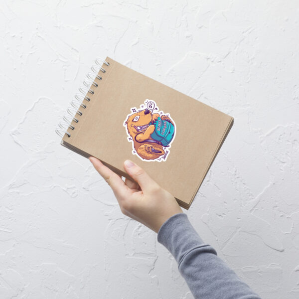Sleepy student sticker - Image 3