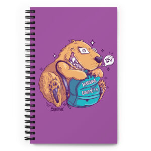 Sleepy student notebook