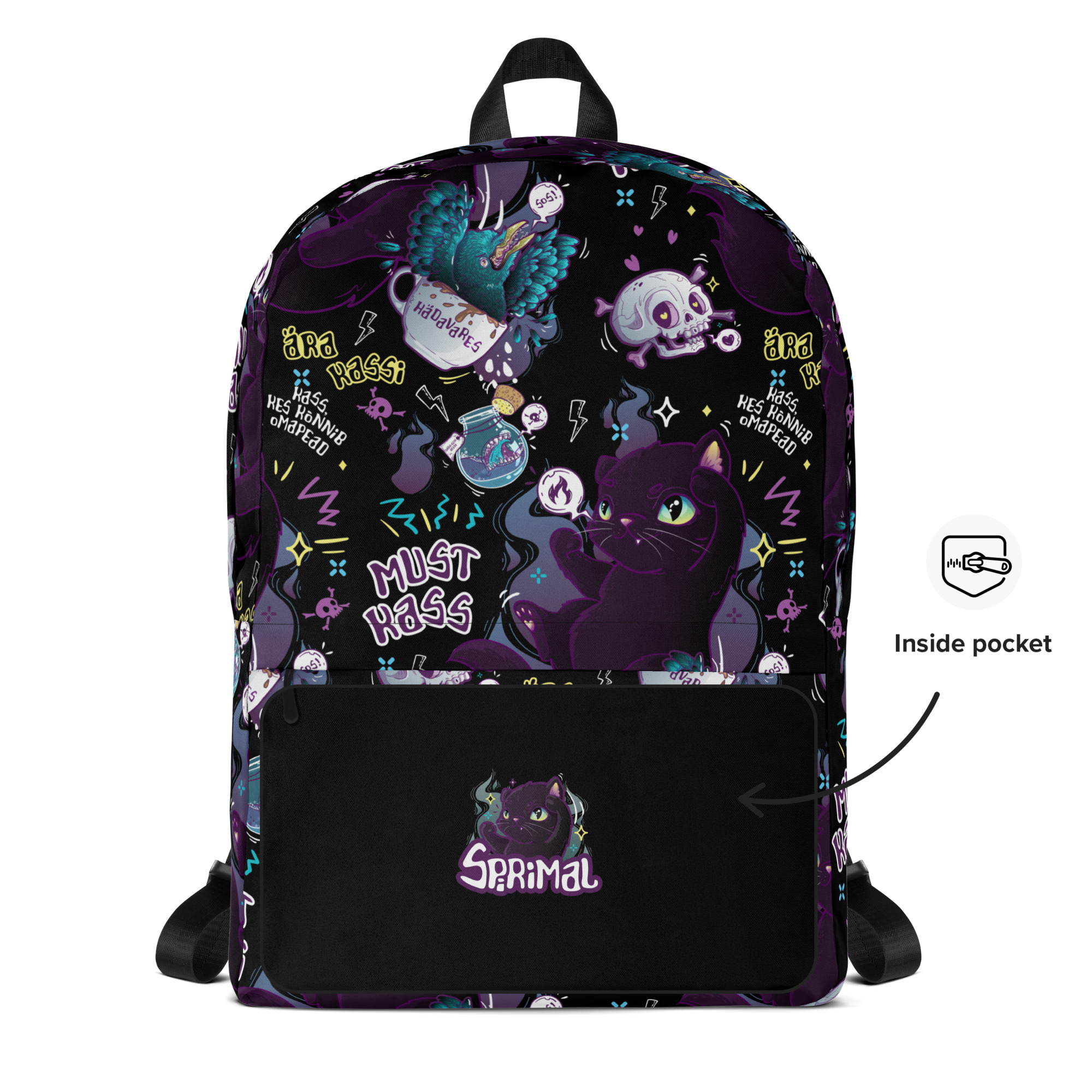 Black Cat Classic Backpack - Image 3