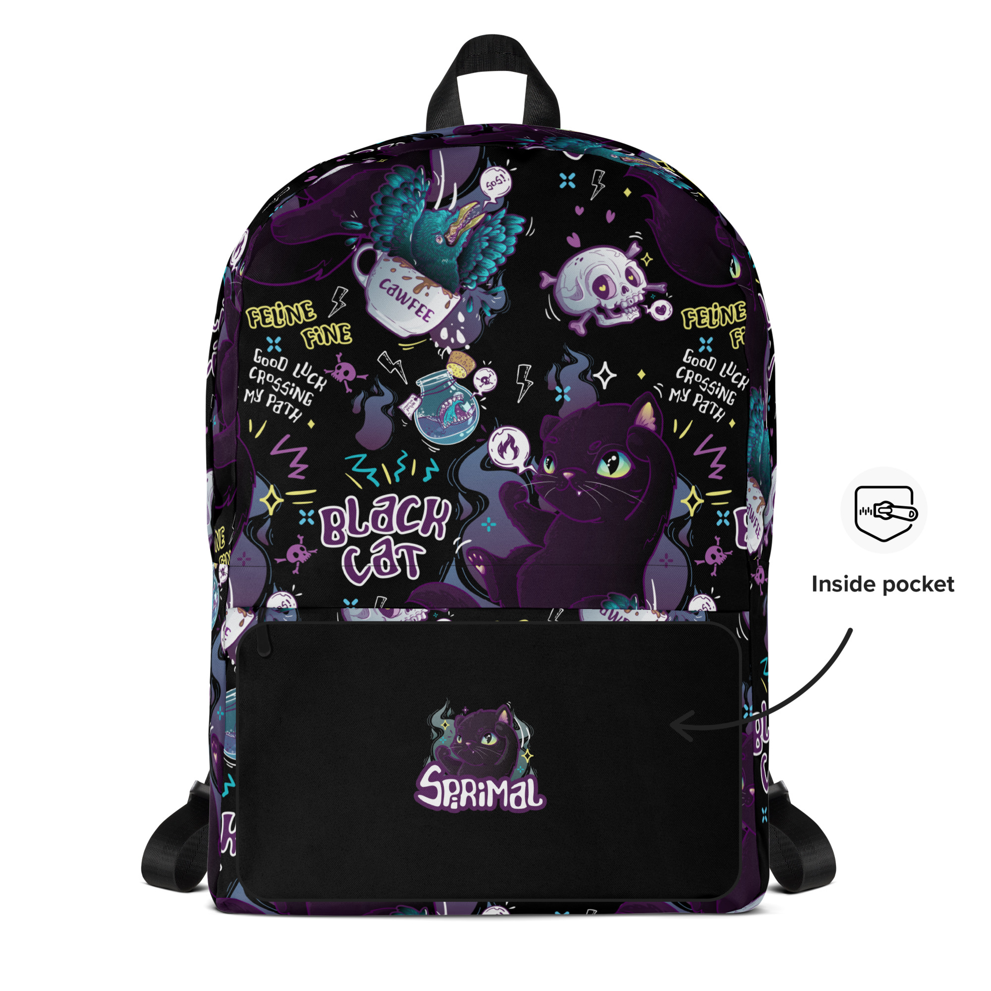 Black Cat Classic Backpack - Image 11