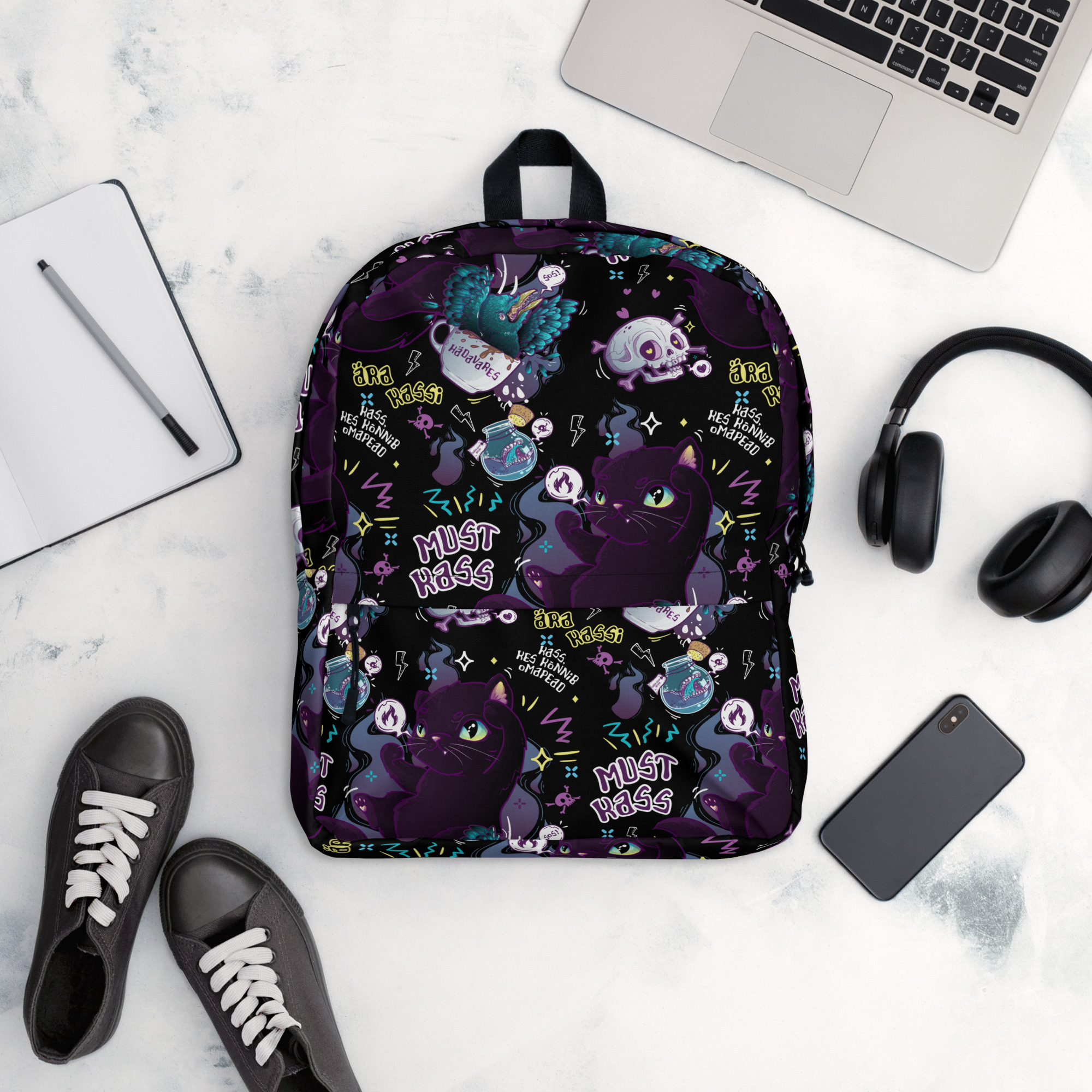 Black Cat Classic Backpack - Image 5