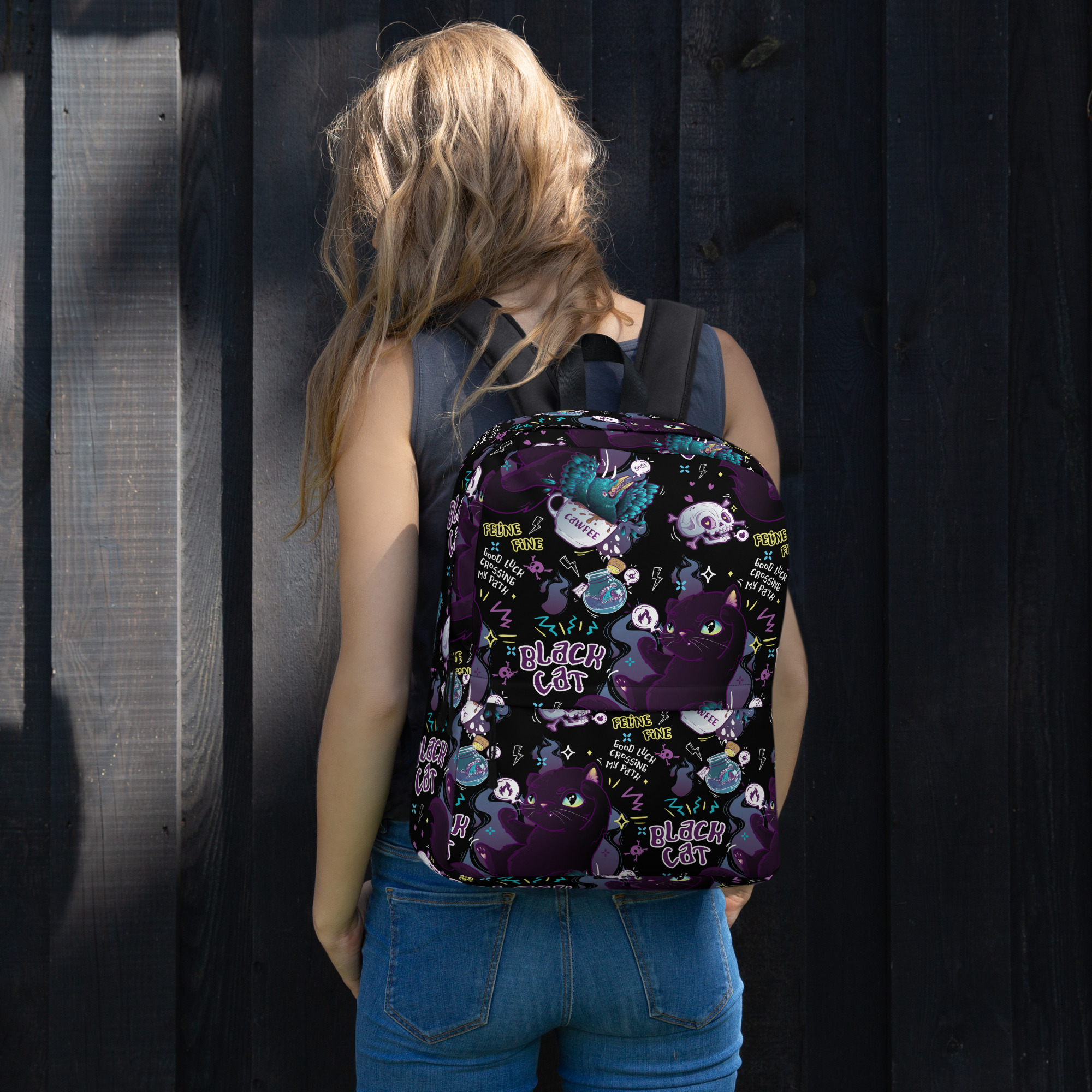 Black Cat Classic Backpack - Image 15