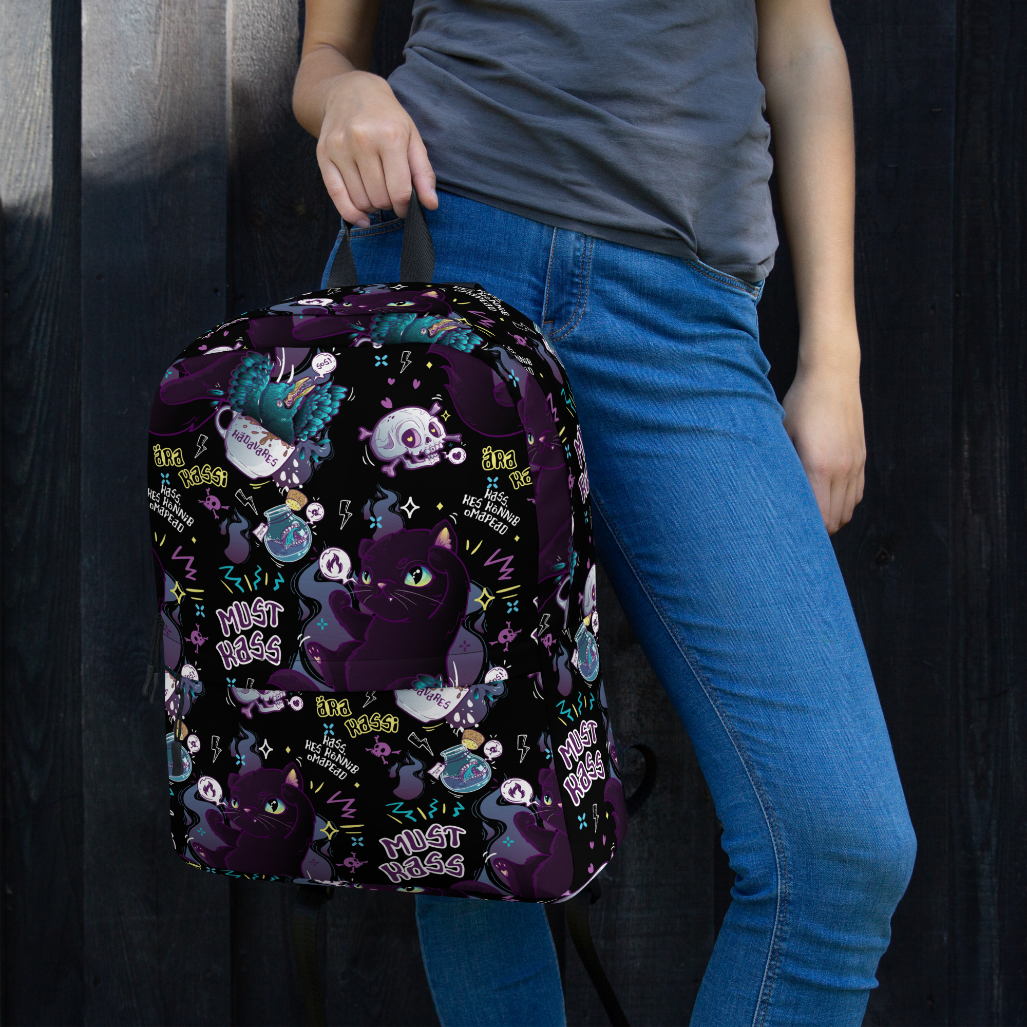 Black Cat Classic Backpack - Image 7