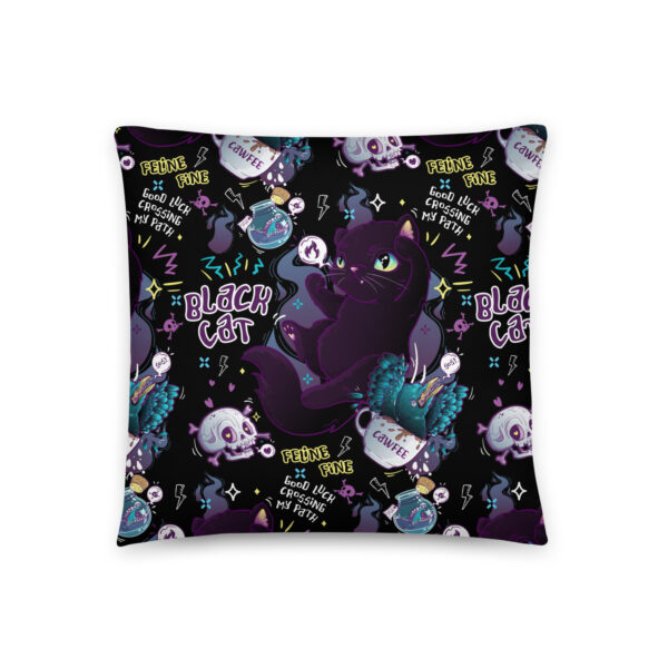 Black Cat Pillow - Image 6