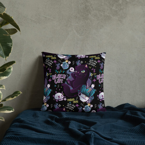 Black Cat Pillow - Image 8