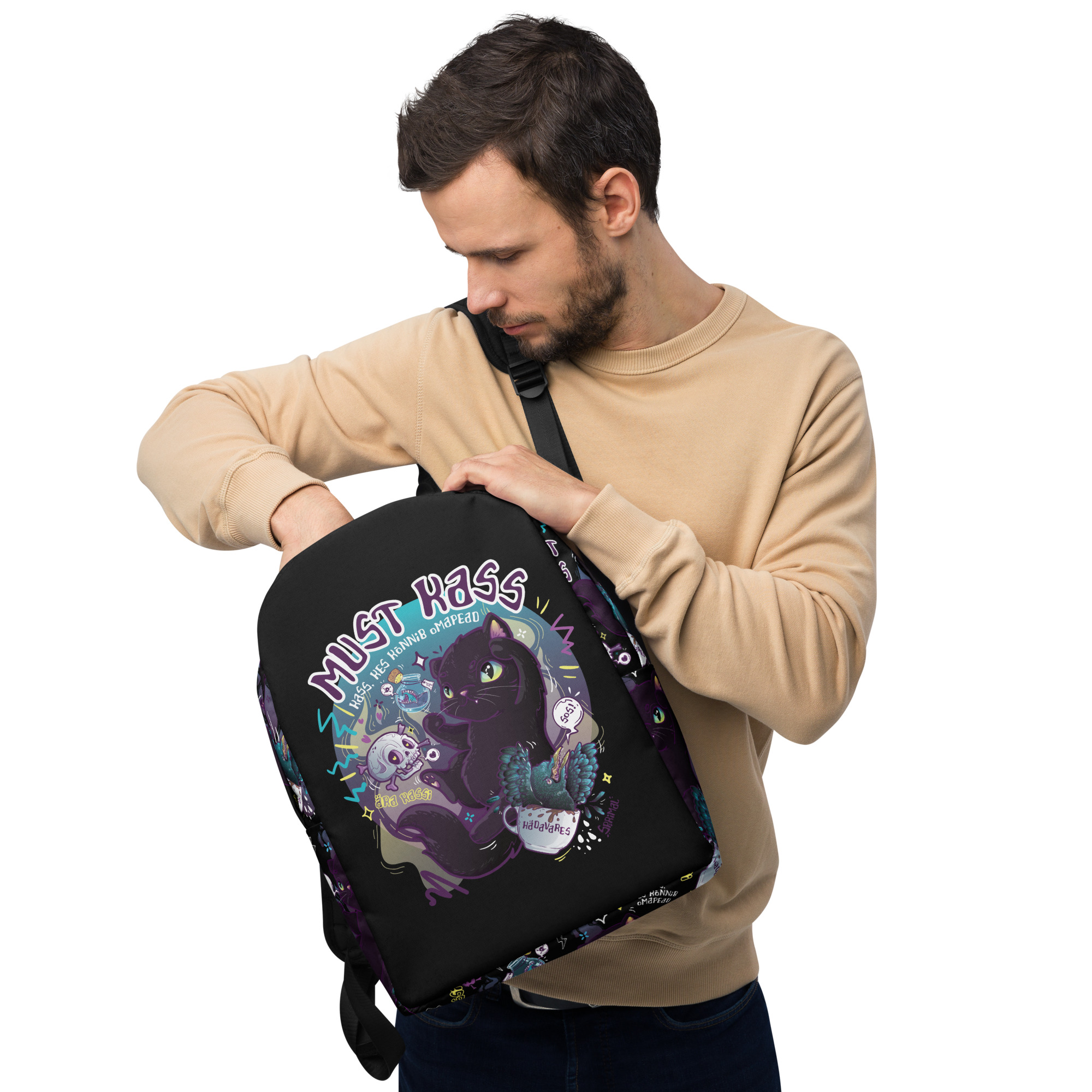 Black Cat Backpack - Image 5