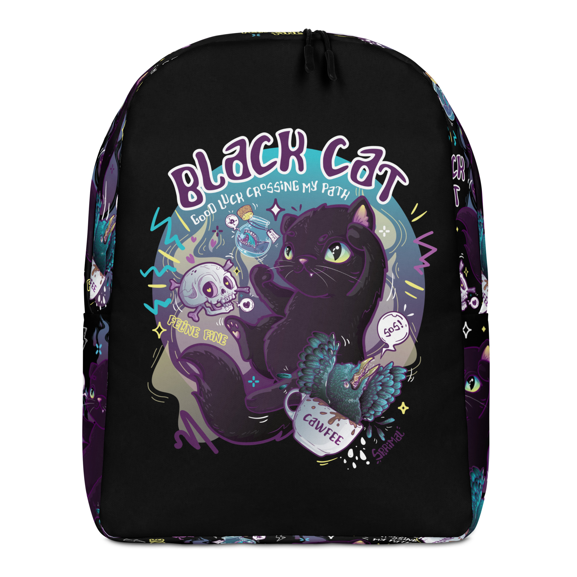 Black Cat Backpack - Image 8