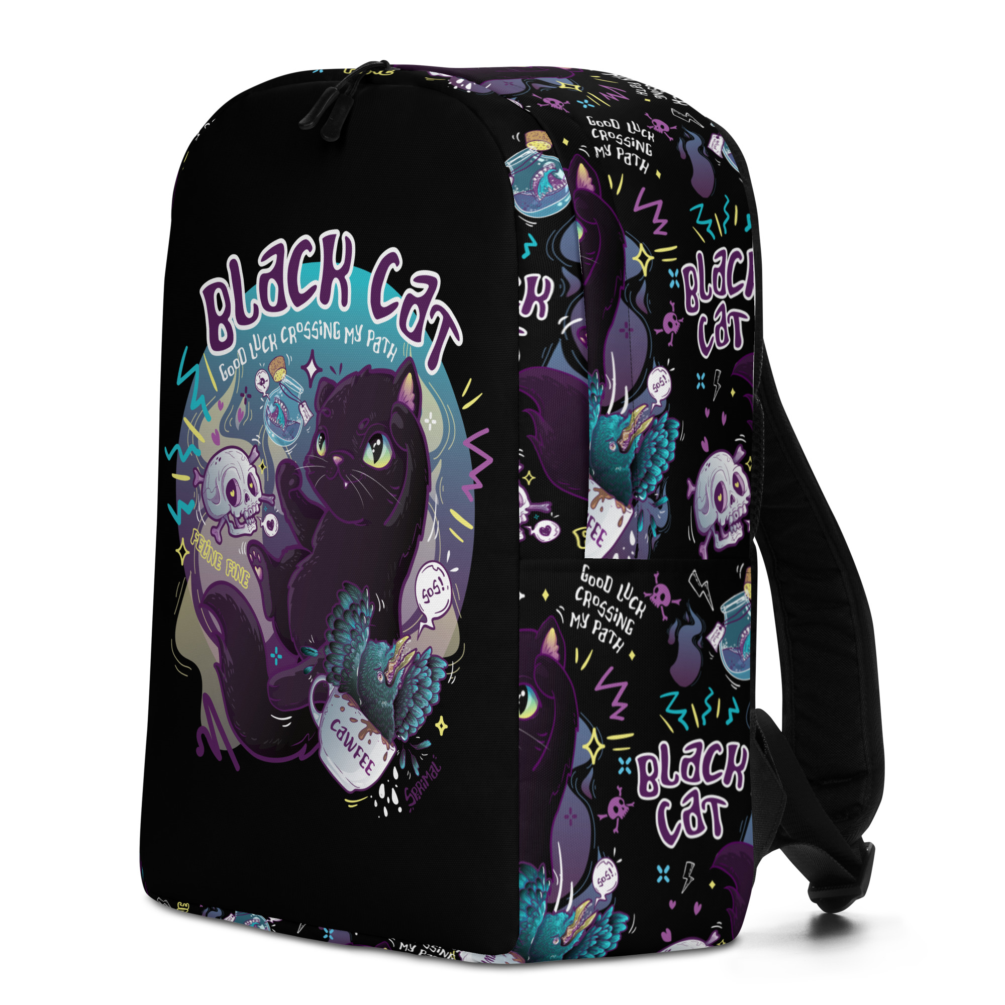 Black Cat Backpack - Image 10